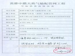 黃驊中燃天然氣輸配管網工程